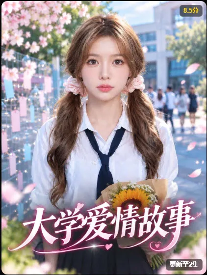 短剧《大学爱情故事》封面